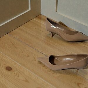 Mango Elegant Tan Heels